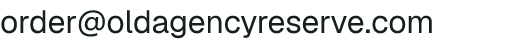 Email address for Old Agency Reserve