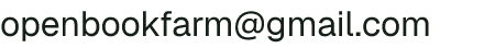 Email address for Open Book Farm