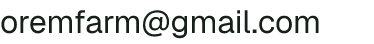 Email address for Orem Family Farm