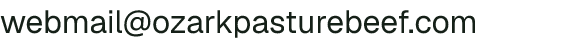 Email address for Ozark Pasture Beef