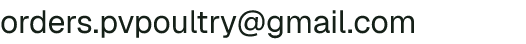 Email address for Peace Valley Poultry