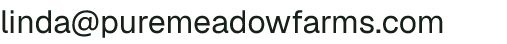 Email address for Pure Meadow Farms