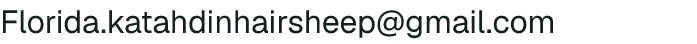 Email address for R & R Katahdin Hair Sheep Ranch