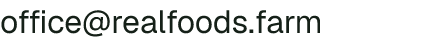 Email address for Real Foods Farm