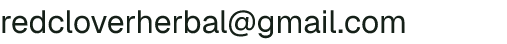Email address for Red Clover Herbal Apothecary Farm