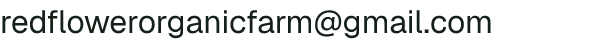 Email address for Red Flower Organics