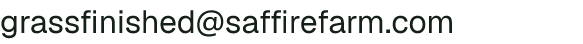 Email address for Saffire Farm