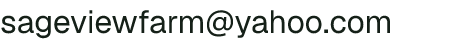 Email address for Sage View Farm