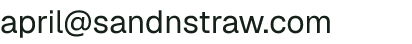 Email address for Sand N Straw