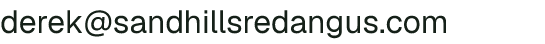 Email address for Sandhills Red Angus