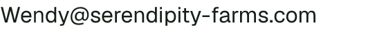 Email address for Serendipity Farms