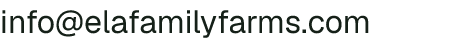 Email address for Silver Spruce Partners, LLC / Ela Family Farms