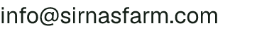 Email address for Sirna's Farm and Market