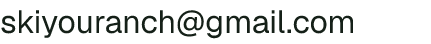 Email address for Skiyou Ranch