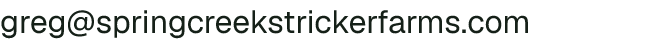 Email address for Spring Creek Farms