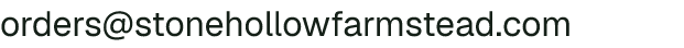 Email address for Stone House Farm