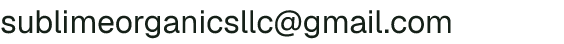 Email address for Sublime Organics