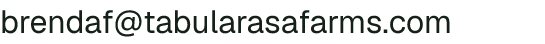 Email address for Tabula Rasa Farms
