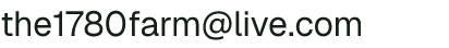 Email address for The 1780 Farm CSA