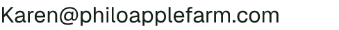 Email address for The Apple Farm Dba TheAppleFarm,LLC