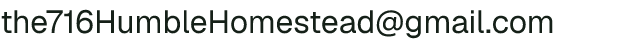 Email address for The Humble Homestead Farm
