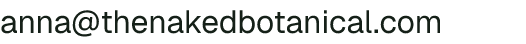 Email address for The Naked Botanical