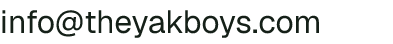 Email address for The Yak Boys