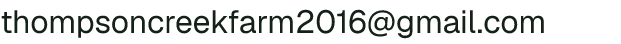 Email address for Thompson Creek