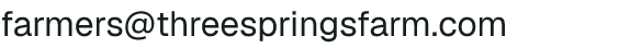 Email address for Three Springs Farm