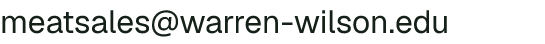 Email address for Warren Wilson College Farm