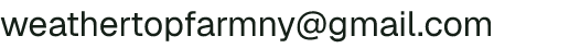Email address for Weathertop Farm LLC