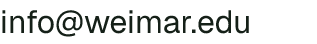 Email address for Weimar Farm